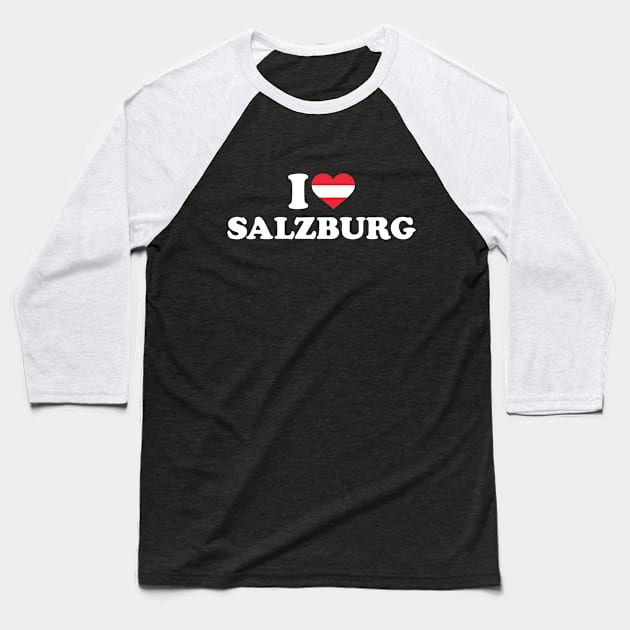 I love Salzburg Baseball T-Shirt by Designzz